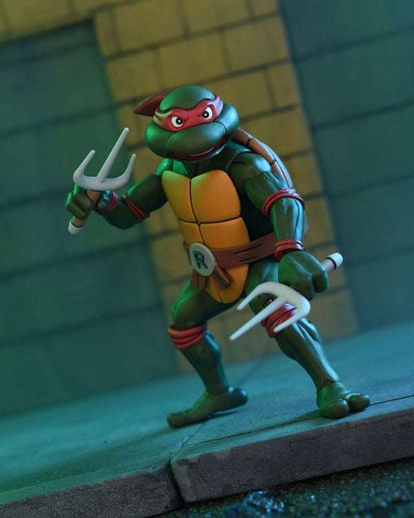 teenage mutant ninja turtles cartoon 7 scale action figure ultimate raphael neca