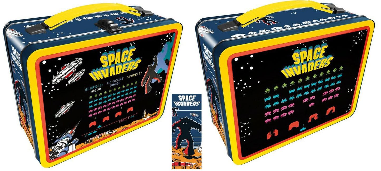 Caja con forma de maleta de Space Invaders 