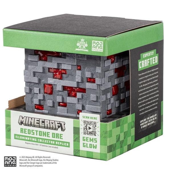 Réplica de Minecraft: Mineral de piedra roja brillante