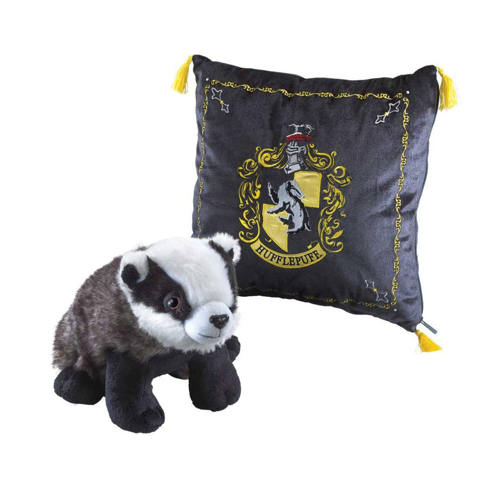 Coussin avec peluche Harry Potter - Poufsouffle