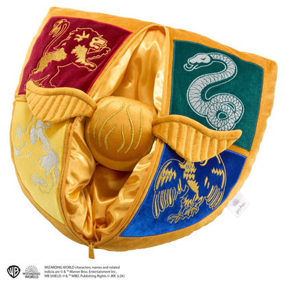 Peluche Harry Potter - Blason de Poudlard et Vif d’or
