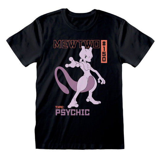 Camiseta de Pokémon - Mewtwo 
