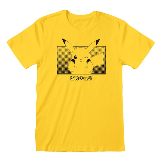 Camiseta Pikachu Katakana 