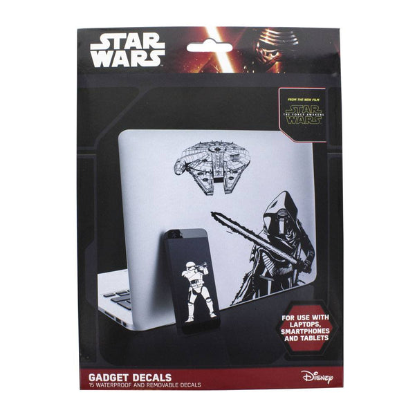 Juego de 15 calcomanías de gadgets: Star Wars 