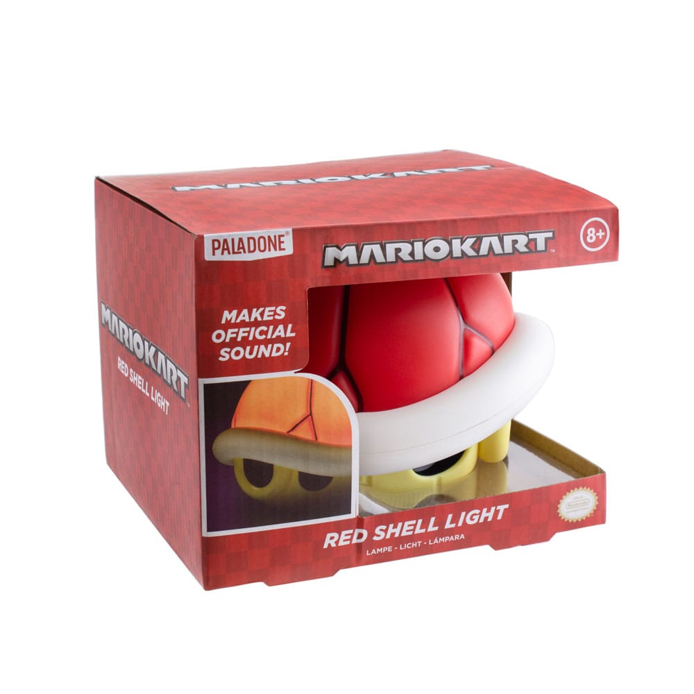 Lâmpada Sonora do Mario Kart - Casco Vermelho