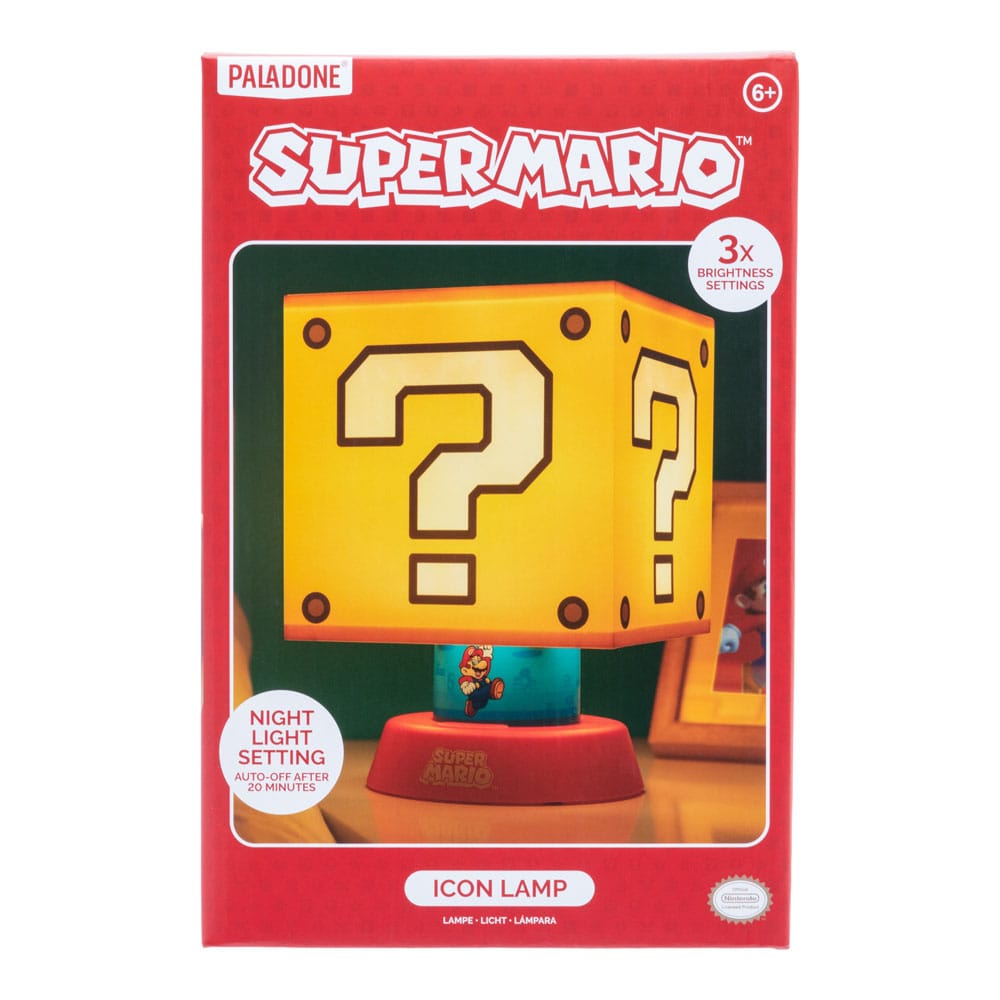 Lámpara de Nintendo - Icono de Super Mario