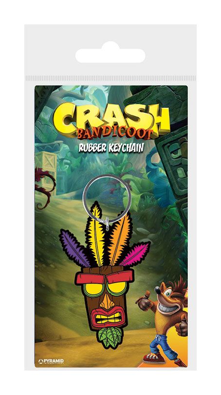 Schlüsselanhänger Crash Bandicoot Aku Aku