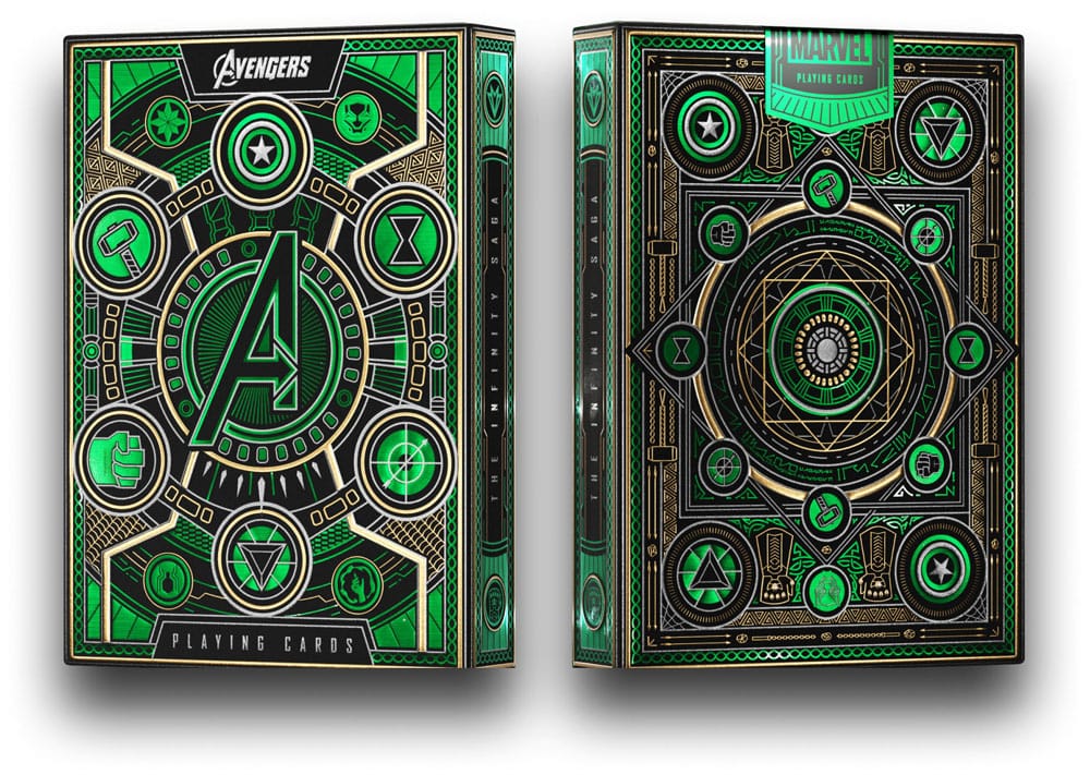avengers green edition playing cards theory11