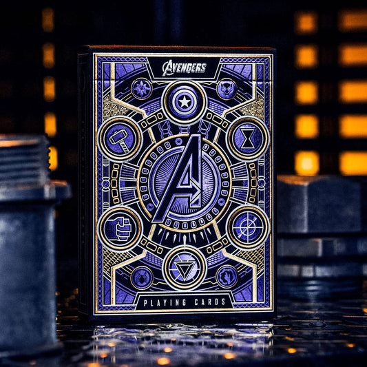 avengers blue edition playing cards theory11