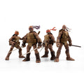 Coffret BST AXN Zombie Turtles IDW Comics - 4 Figurines 13 cm