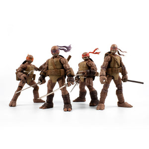 Coffret BST AXN Zombie Turtles IDW Comics - 4 Figurines 13 cm