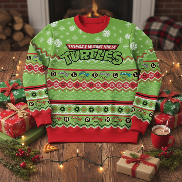 Maglione natalizio Teenage Mutant Ninja Turtles - LDRM