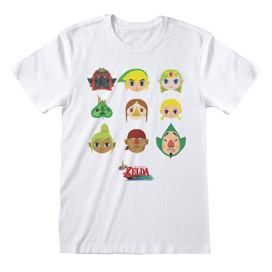 Camiseta de La Leyenda de Zelda: Caras de Wind Waker