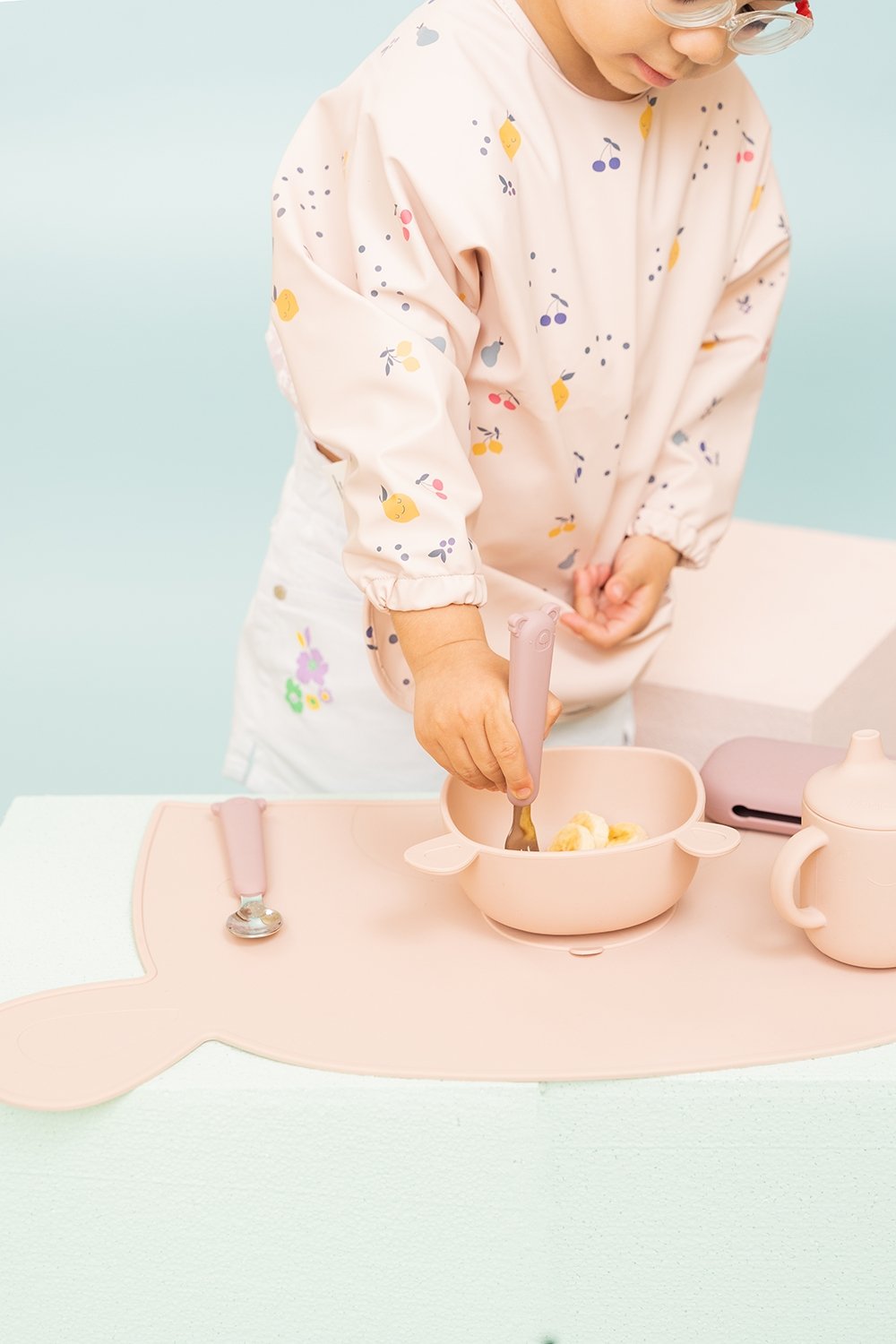 Zoe the Koala Cutlery with Silicone Case Jade