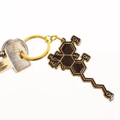 THC Molecule Keychain