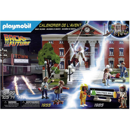 Calendrier de l'avent PLAYMOBIL - Retour vers le futur