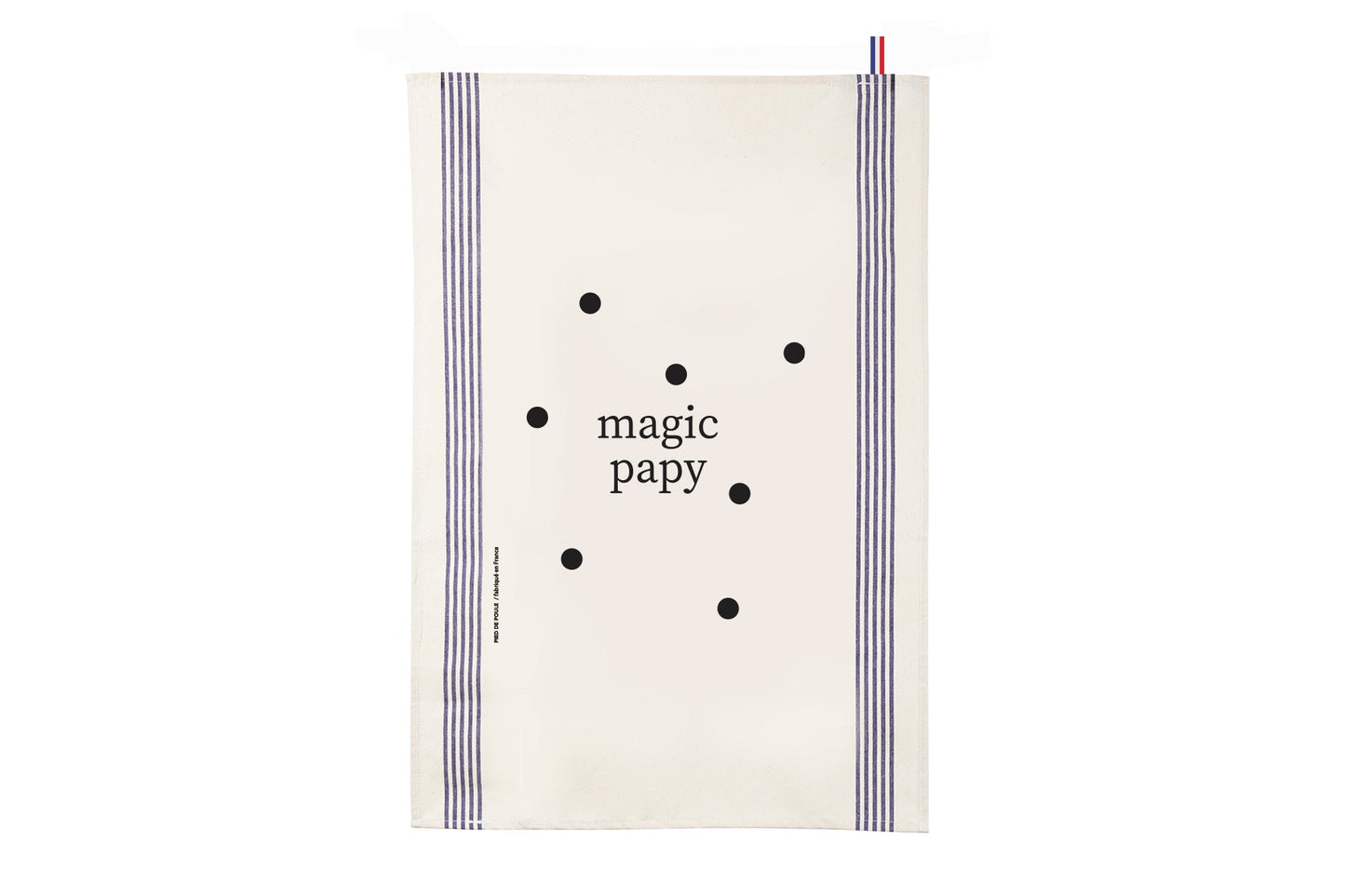 Family tea towel - Magic Papy