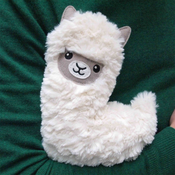 Bouillotte Fluffy Lama à câliner Bitten – Objet déco original