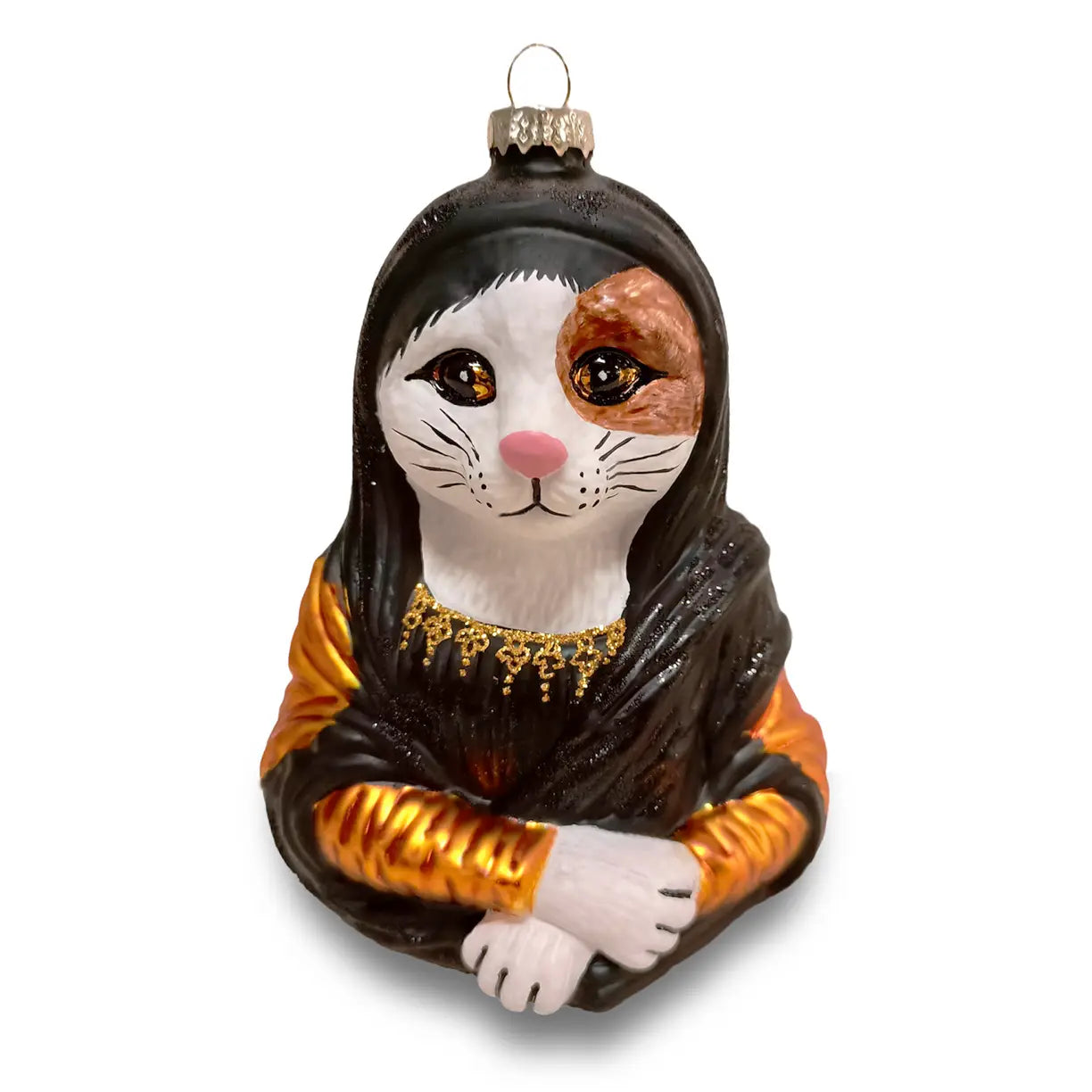 Bola de Natal Mona Lisa Chat Calico