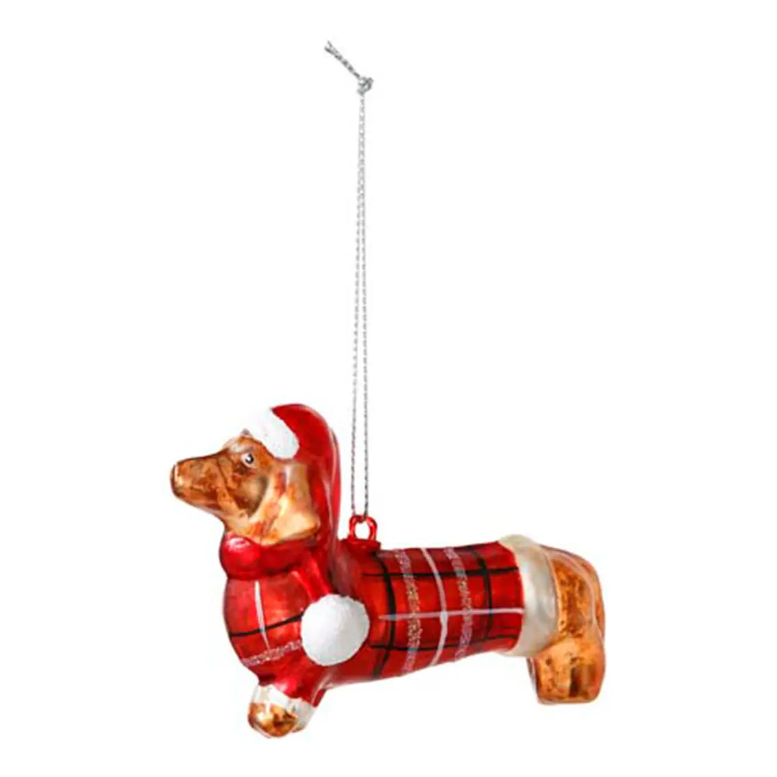 Dachshund Christmas bauble