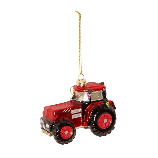 Bola de Natal do Tractor Vermelho