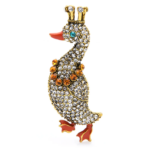 Broche de pato de la corona