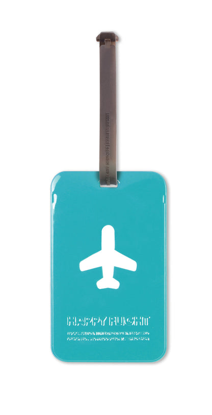 Rectangle luggage label