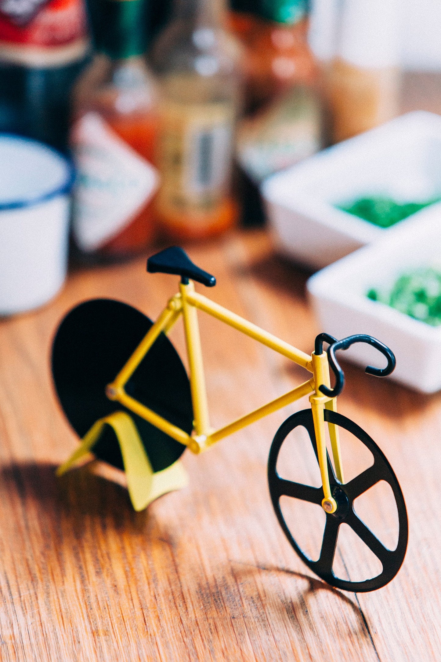 Bike de roleta de pizza The Fixie - Bumblebee