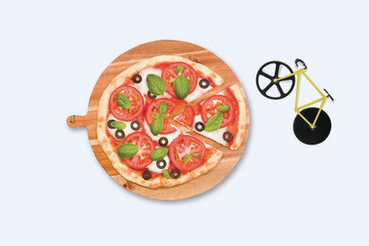 The Fixie Bike Pizza Wheel - Bumblebee