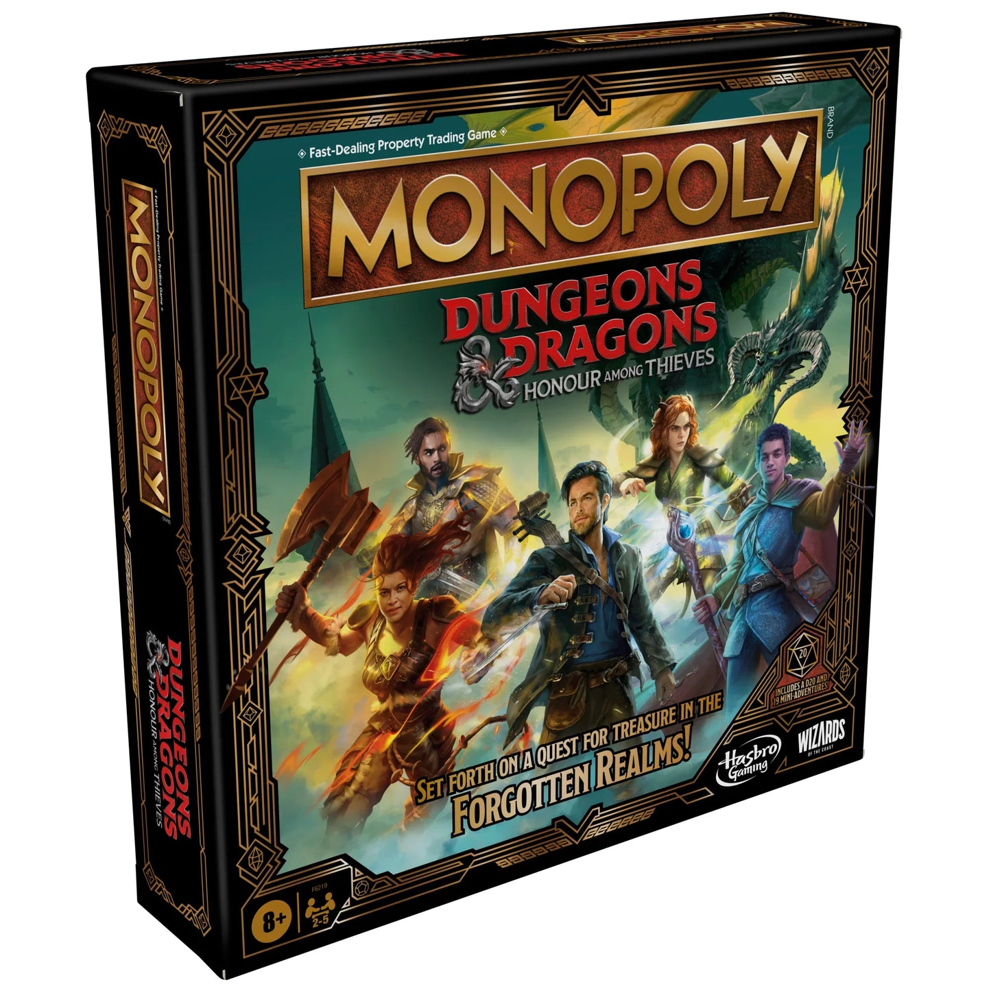 Honor de ladrones de Monopoly Dungeons &amp; Dragons