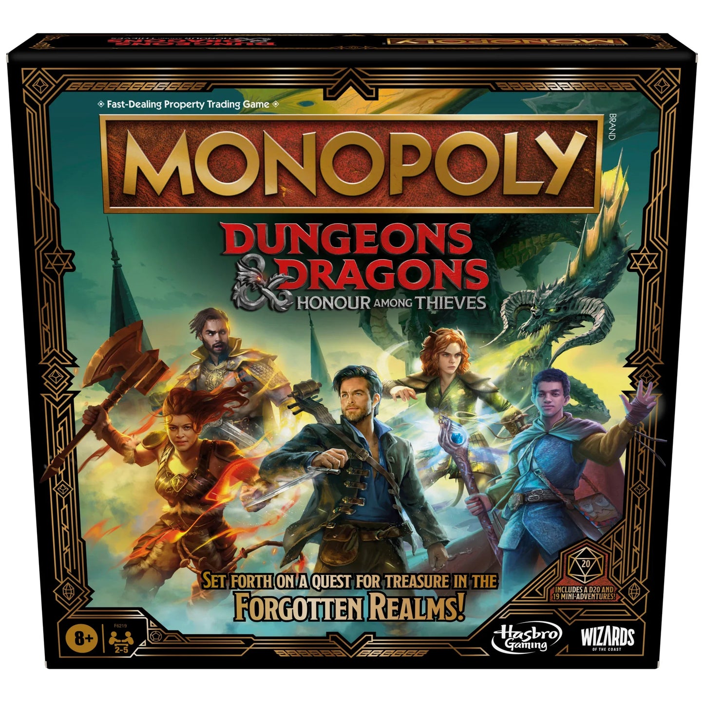 Honor de ladrones de Monopoly Dungeons &amp; Dragons