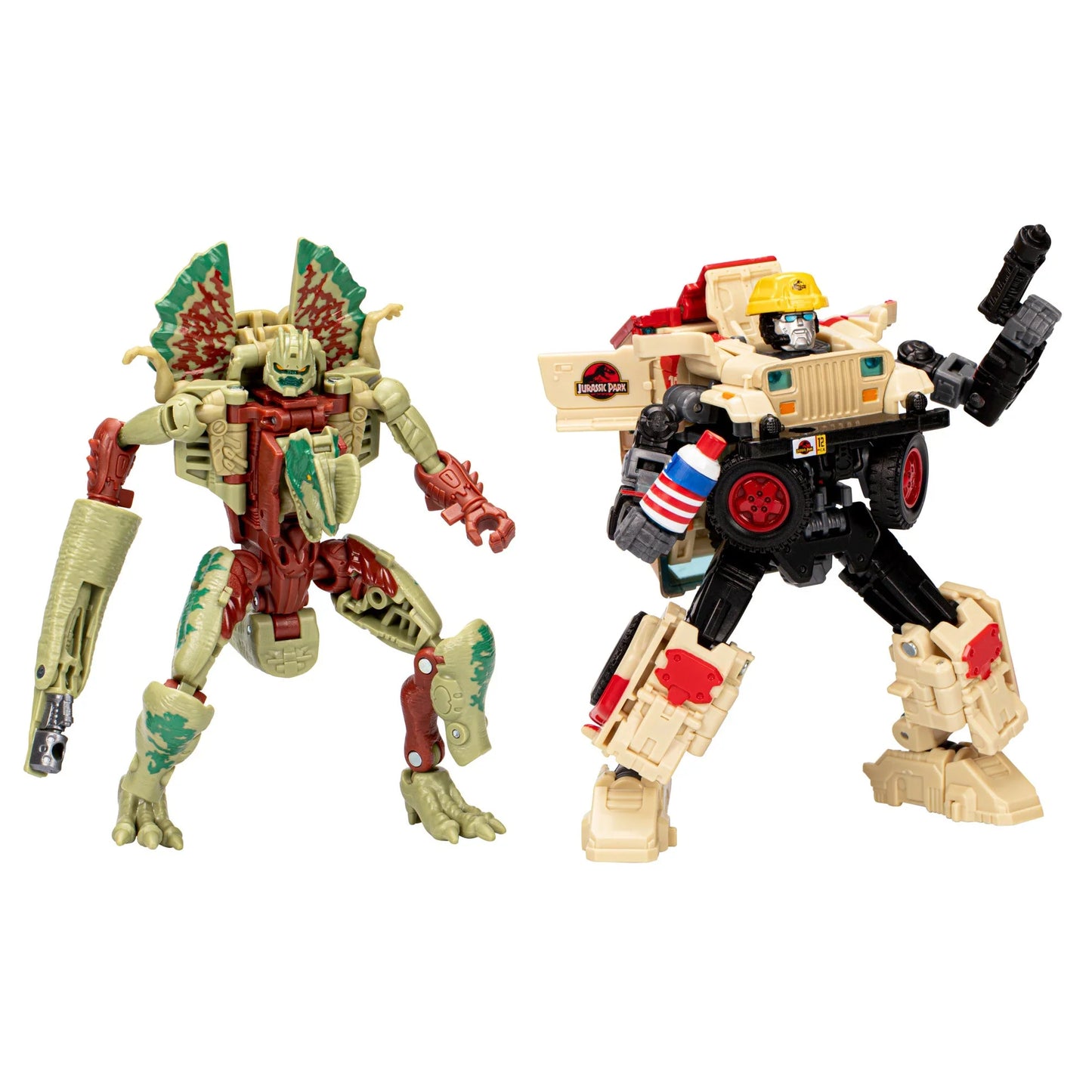 Transformers x Jurassic Park - Dilophocon & Autobot JP12