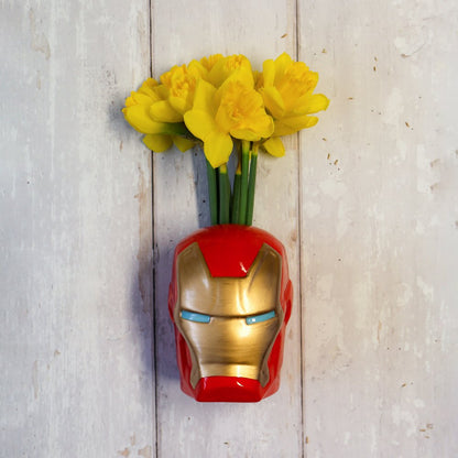 Jarrón de pared de Iron Man