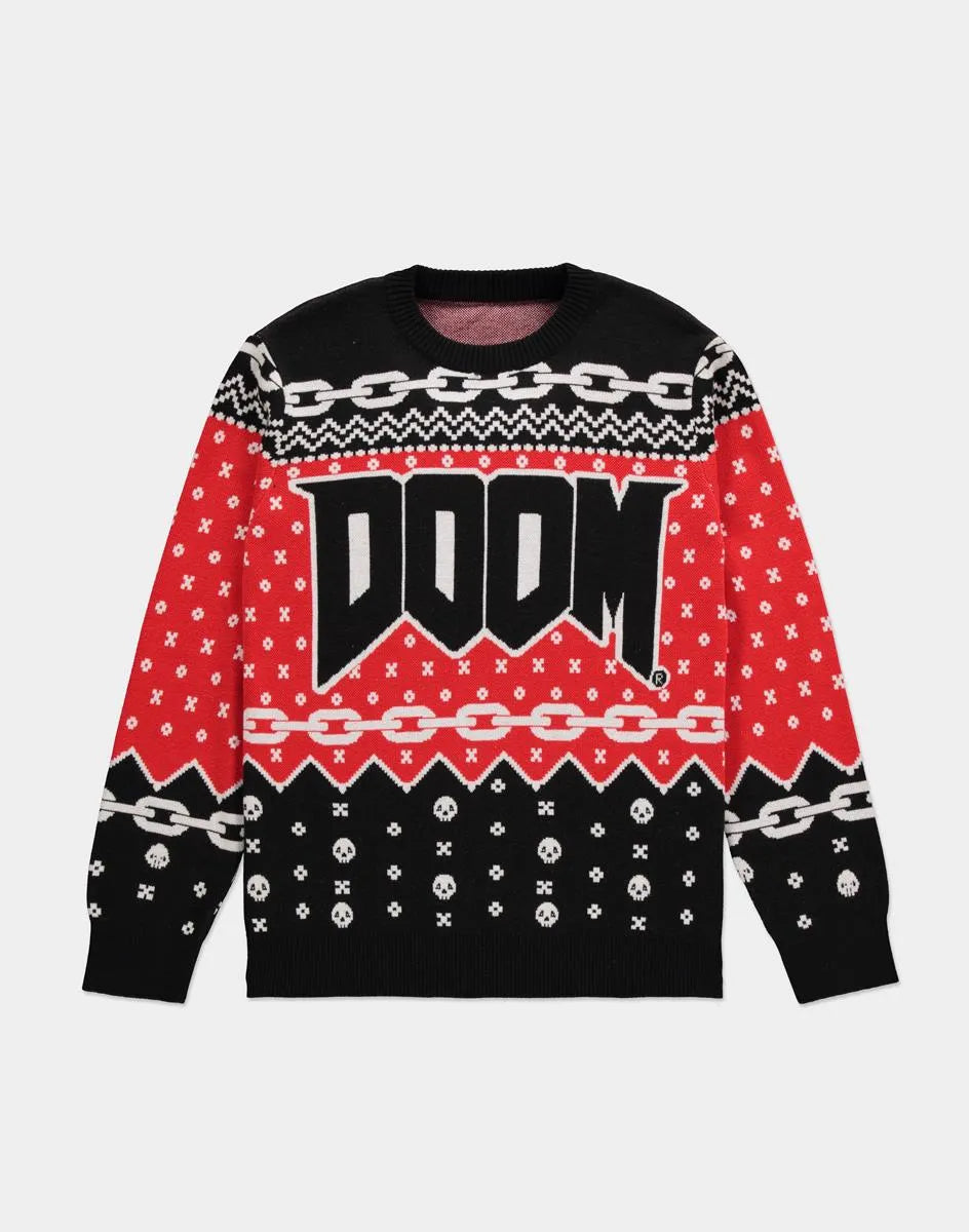 Pull de Noël Doom