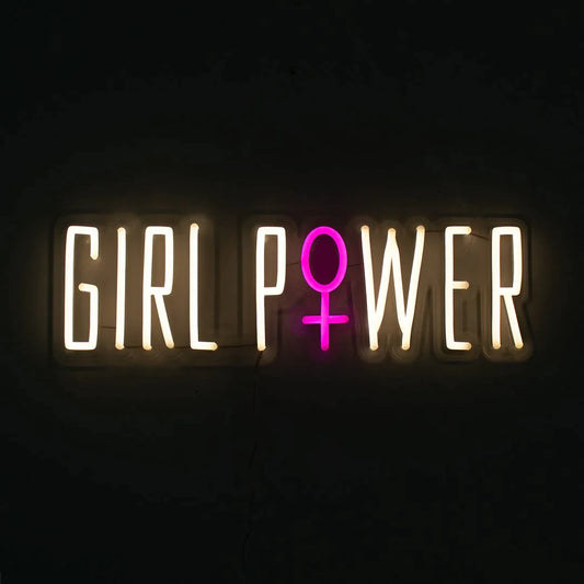 Wall neon Girl Power