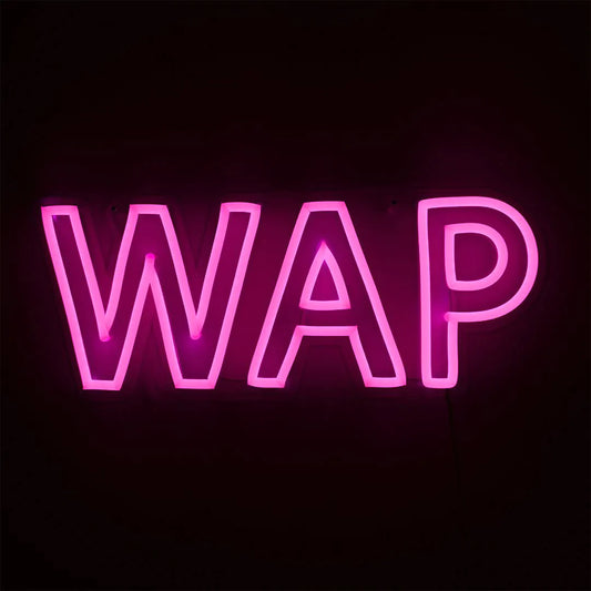 WAP wall neon (wet-a **-p *** y)