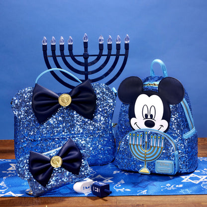 Minnie Mouse Coin Purse - Hanukkah Menorah 