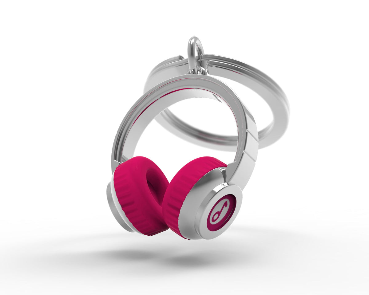 Porte Clés Casque Rose