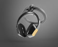Keyring Black Vintage Helmet