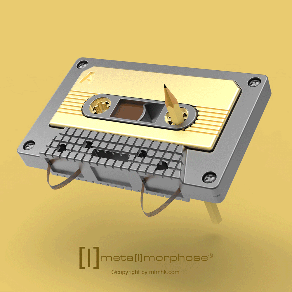 Schlüsselanhänger Kassette