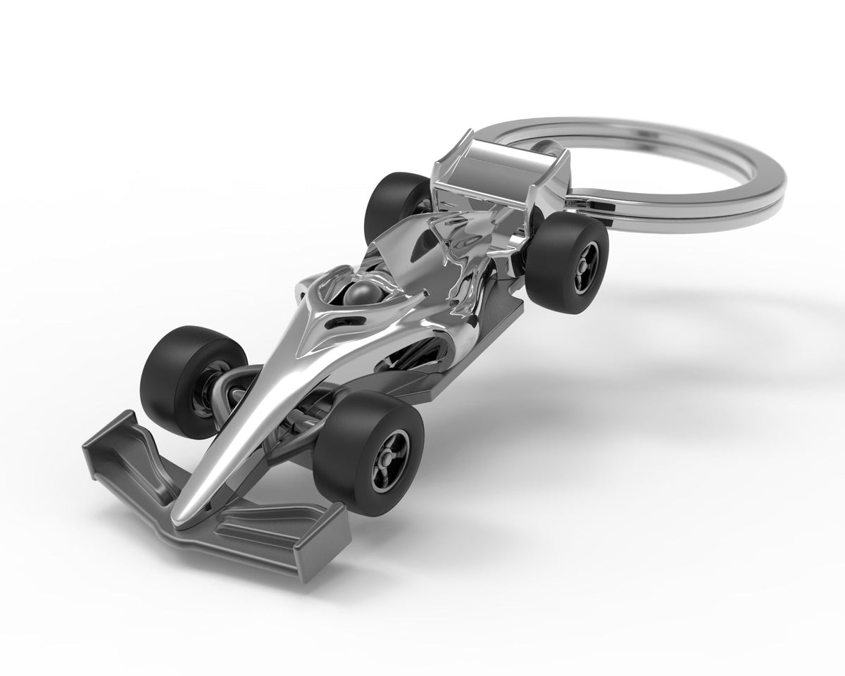 F1 Silver Car Key Door