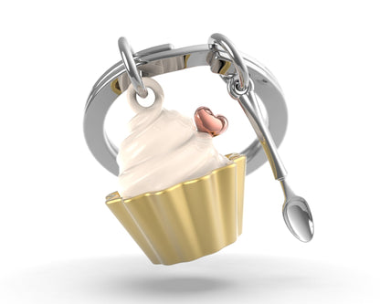 Cupcake key ring