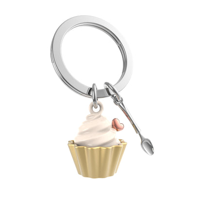 Cupcake key ring