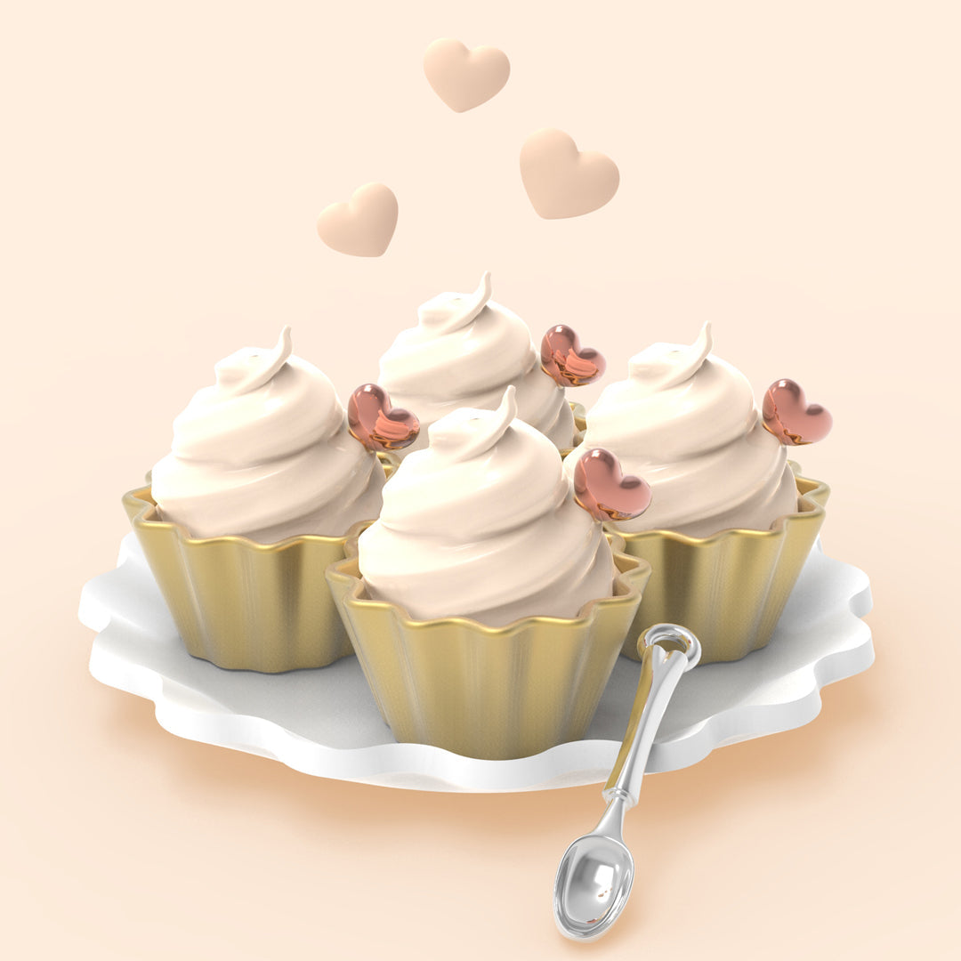 Cupcake key ring