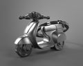 Porta-chaves Scooter Retro Cinzento