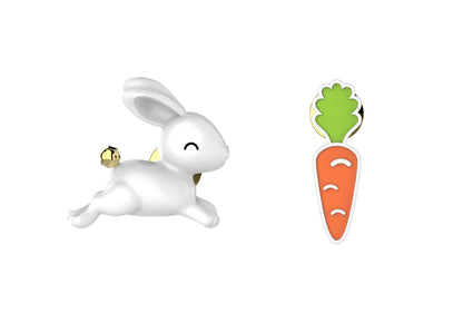 Pins Lapin et Carotte Meta[l]morphose | Boutique d'objets cadeaux designs kokochao.com