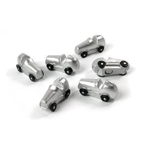 Retro racing car magnets