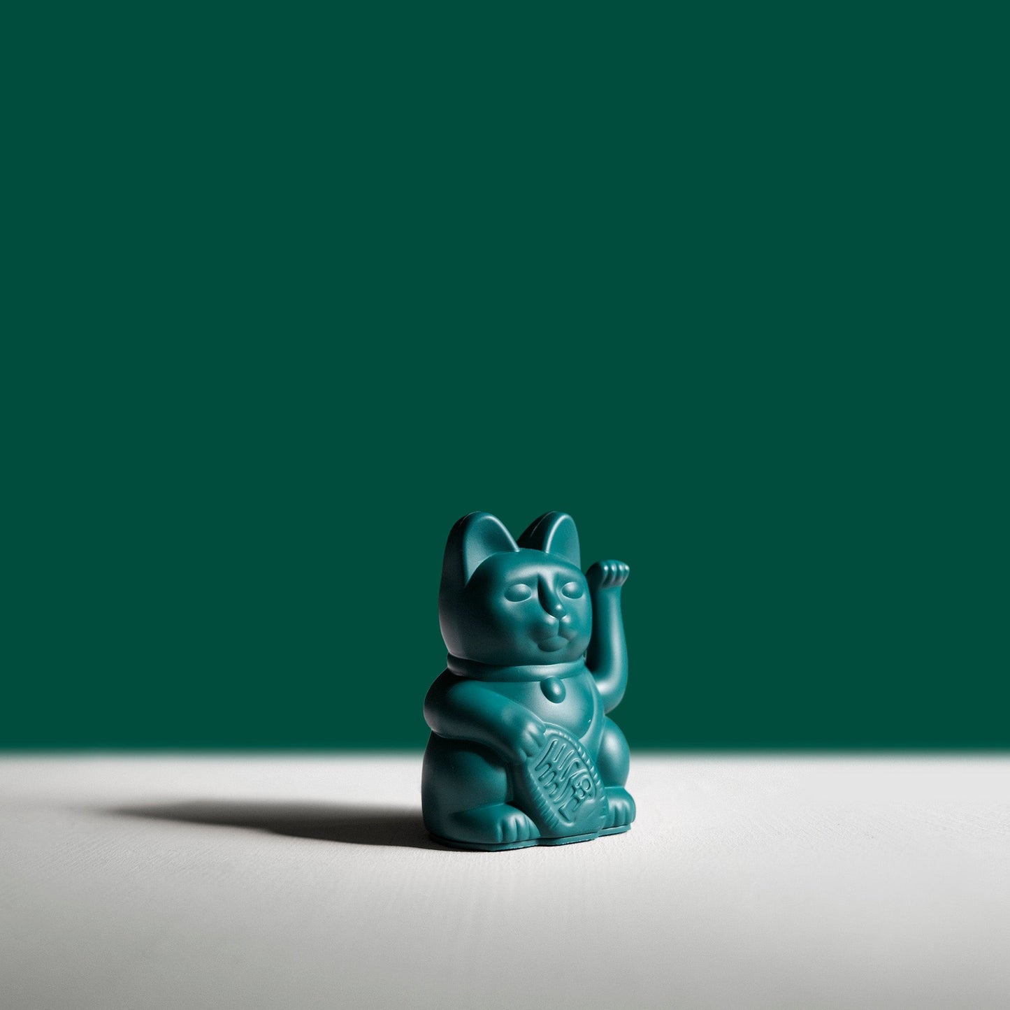 Mini Gato de la Suerte Verde