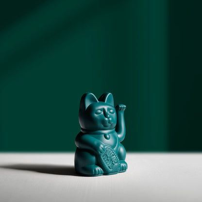 Mini Gato de la Suerte Verde