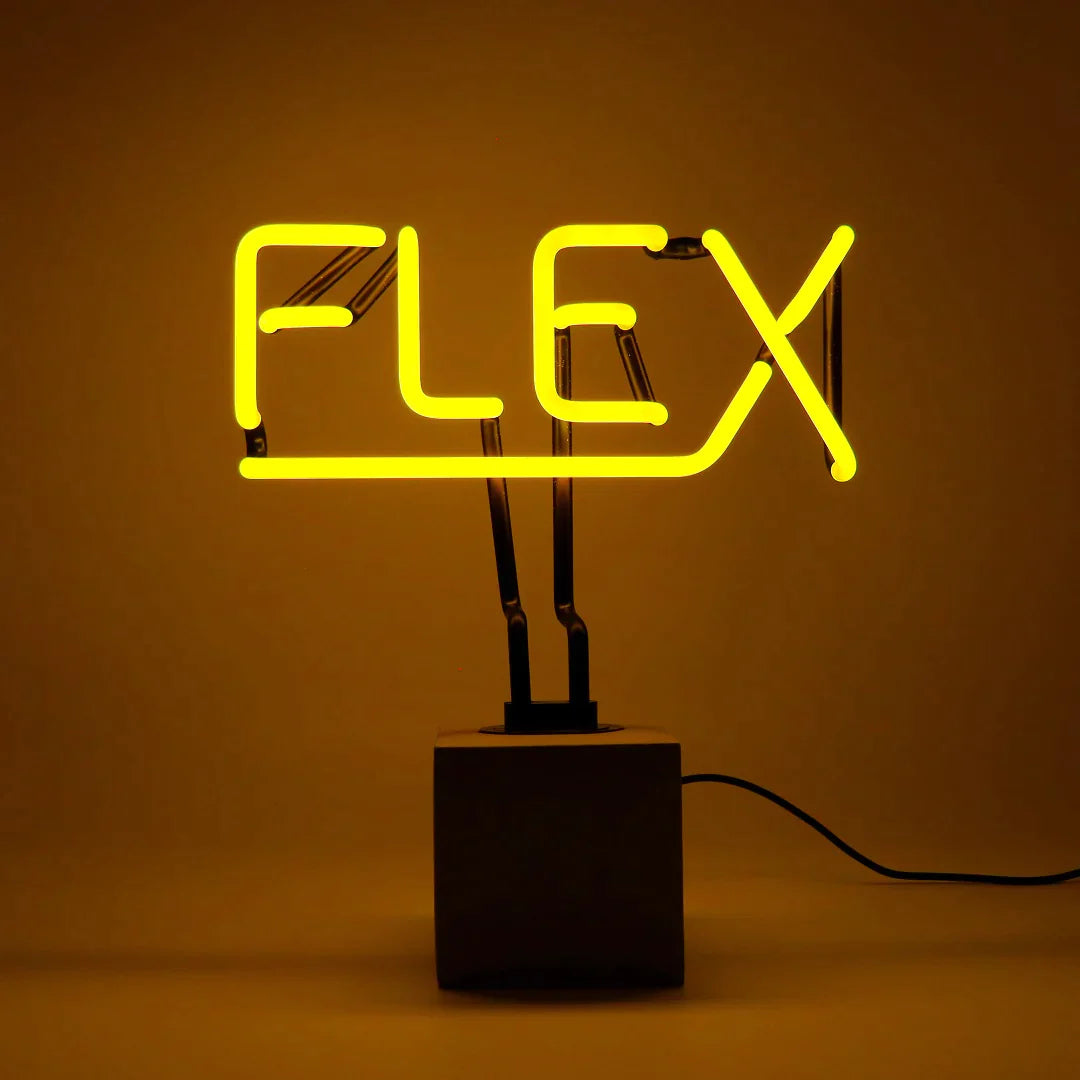 Yellow Flex Neon Lamp